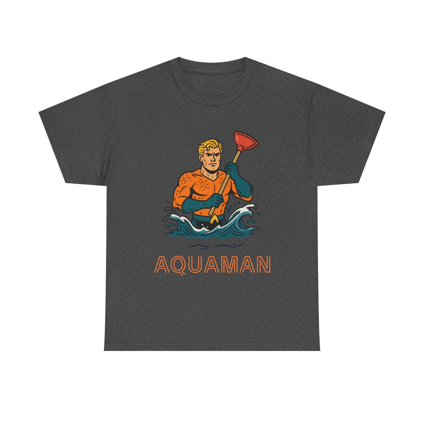 T-shirt unisexe parodie drôle d'Aquaman