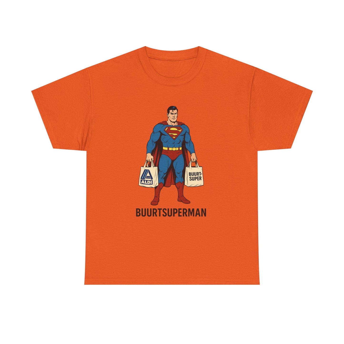 Funny Superman  Tee, Unisex Cotton Shirt, Gift for Superhero Fans, Humor Apparel, Quirky Graphic Tee