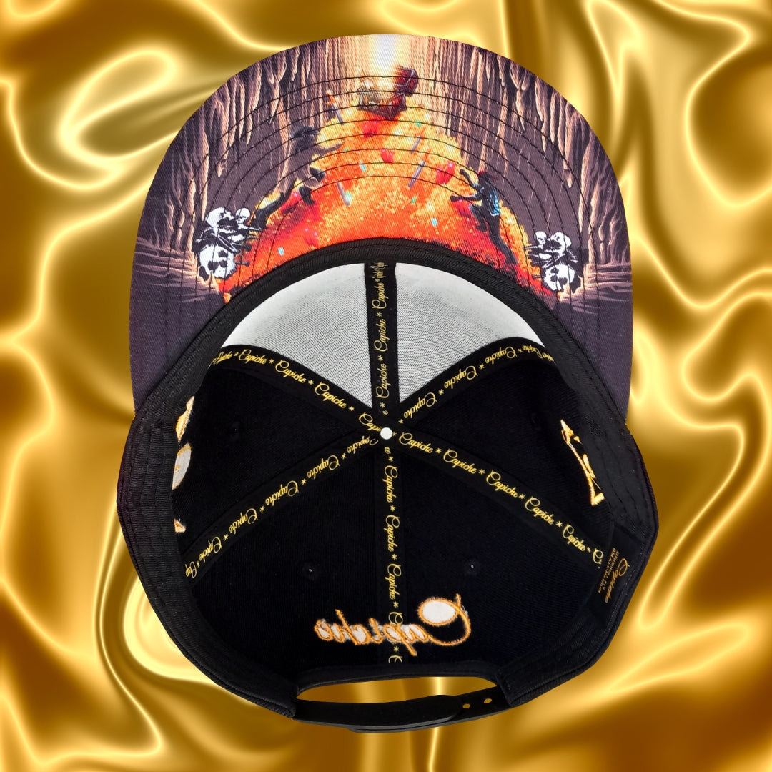 Go For Gold Snapback - Black/Gold