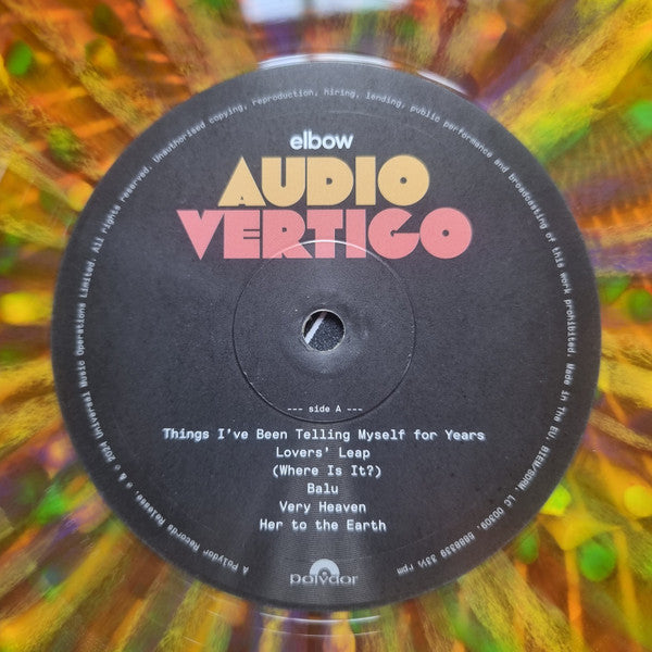 ELBOW Audio Vertigo Blood Records Édition limitée exclusive