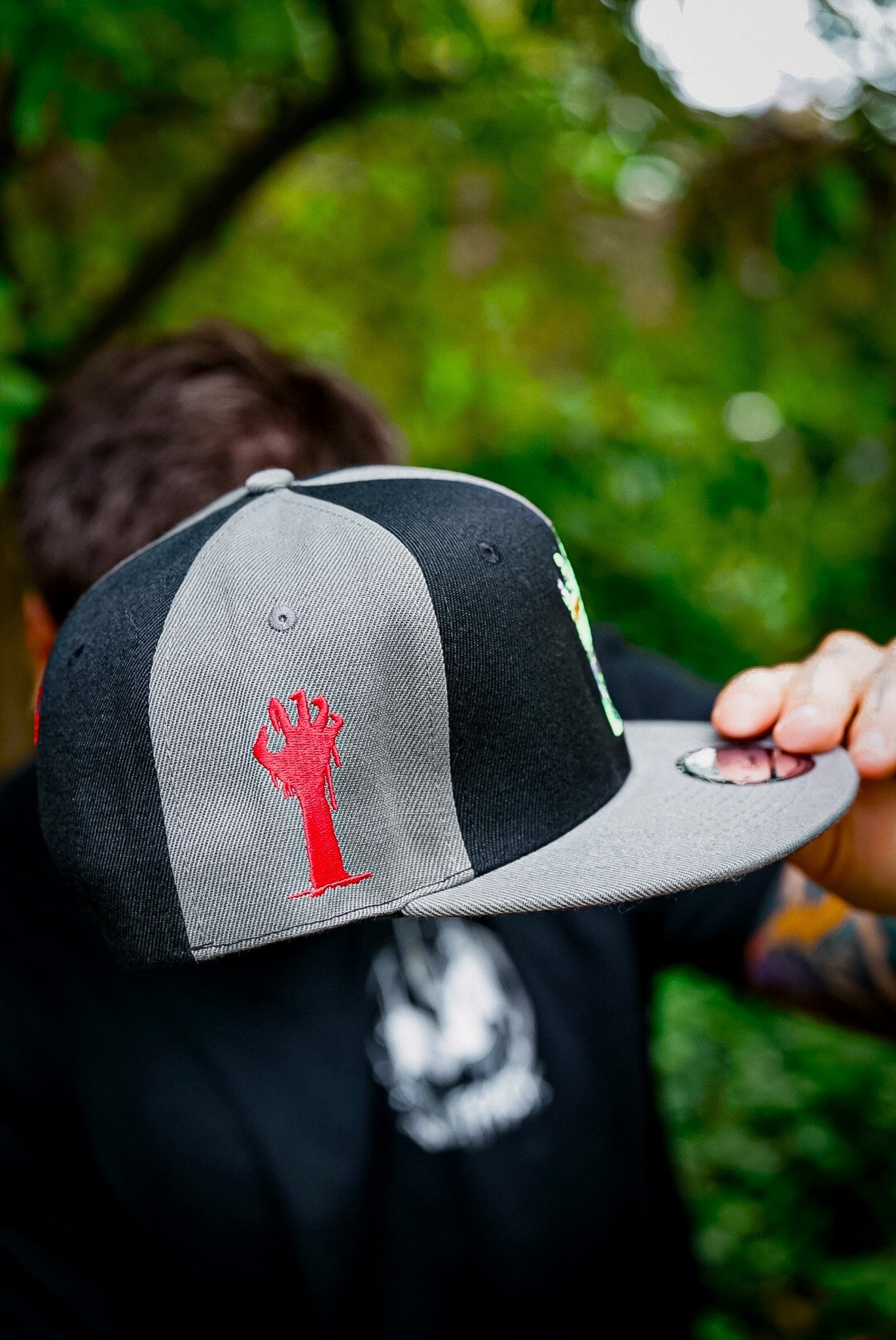Zombie Killer Snapback - 50/50 Grey/Black