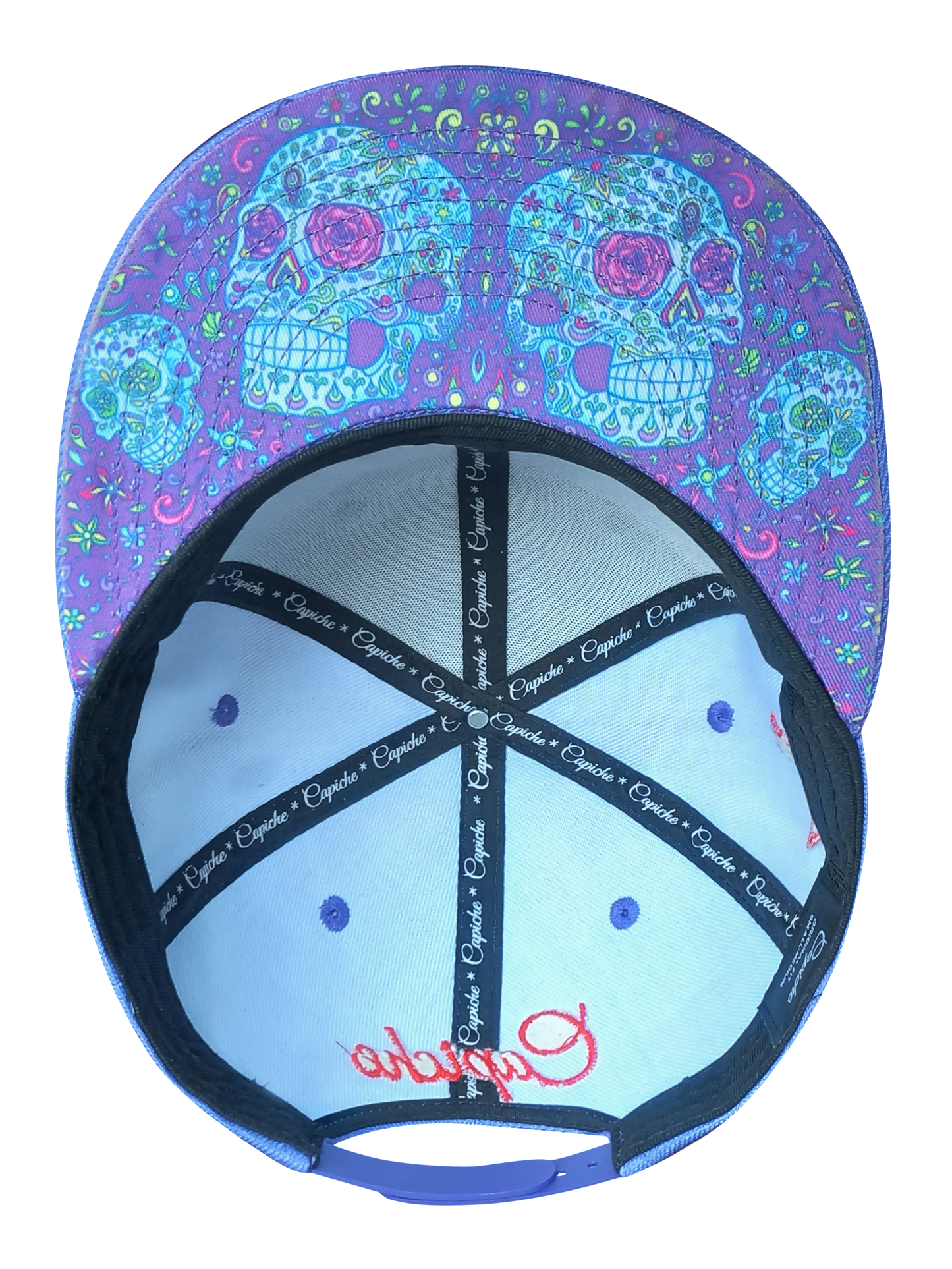 Day Of The Dead 1 Snapback - Purple