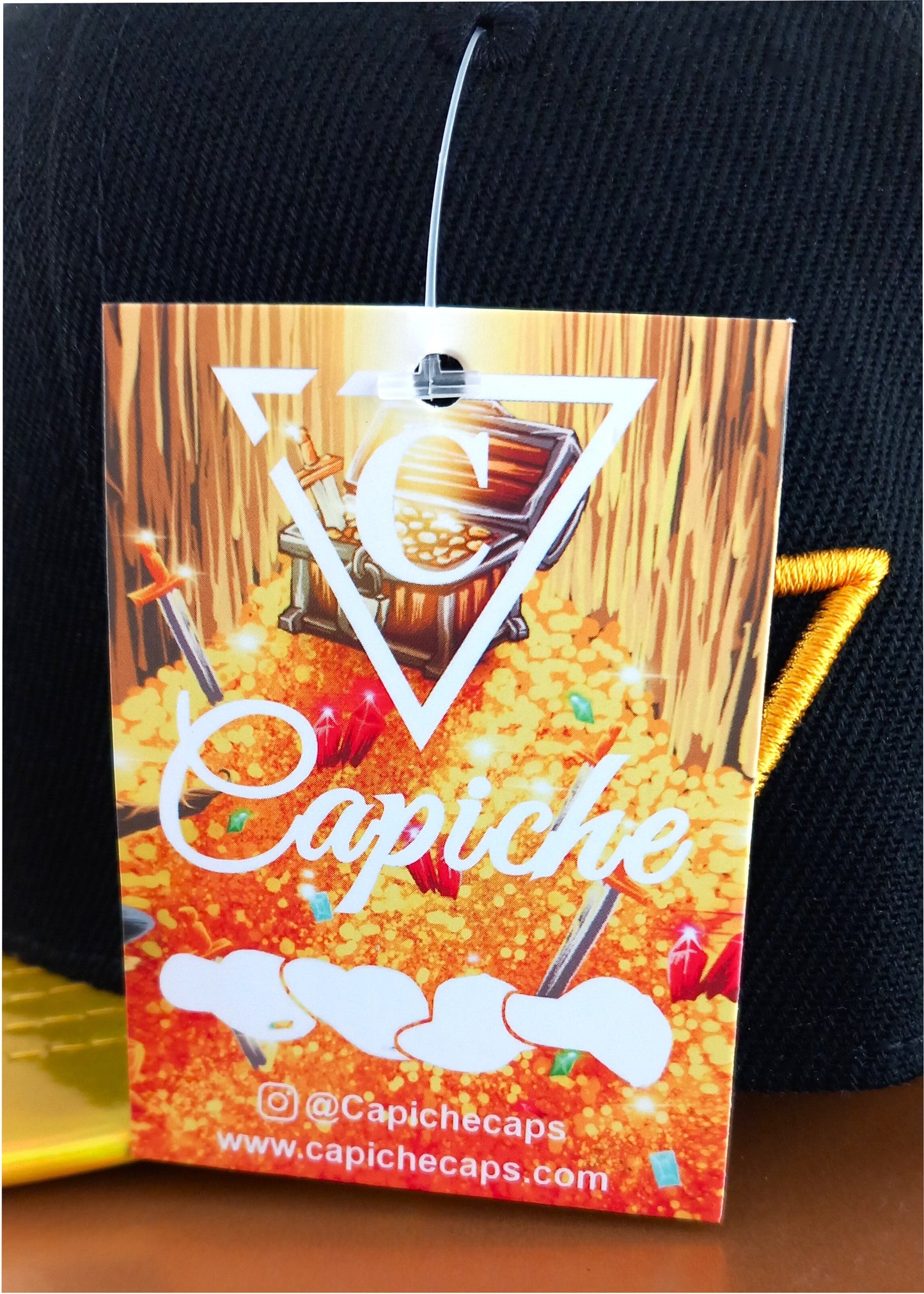 Go For Gold Snapback - Black/Gold