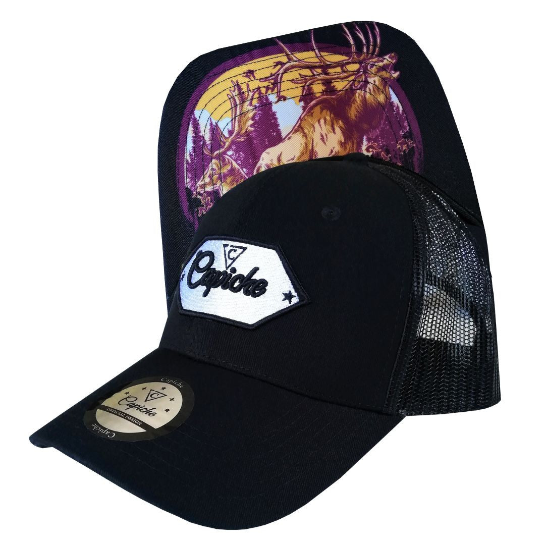 Wildlife Trucker Cap - Black