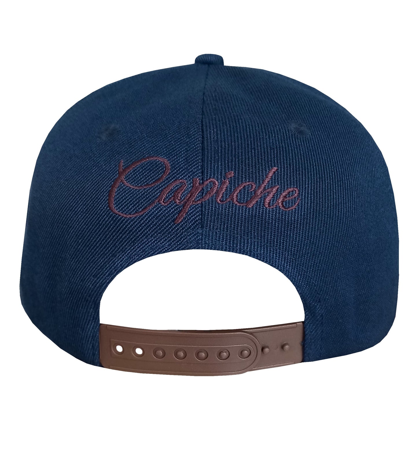 Cigar Snapback - Dark Blue/Brown Metallic