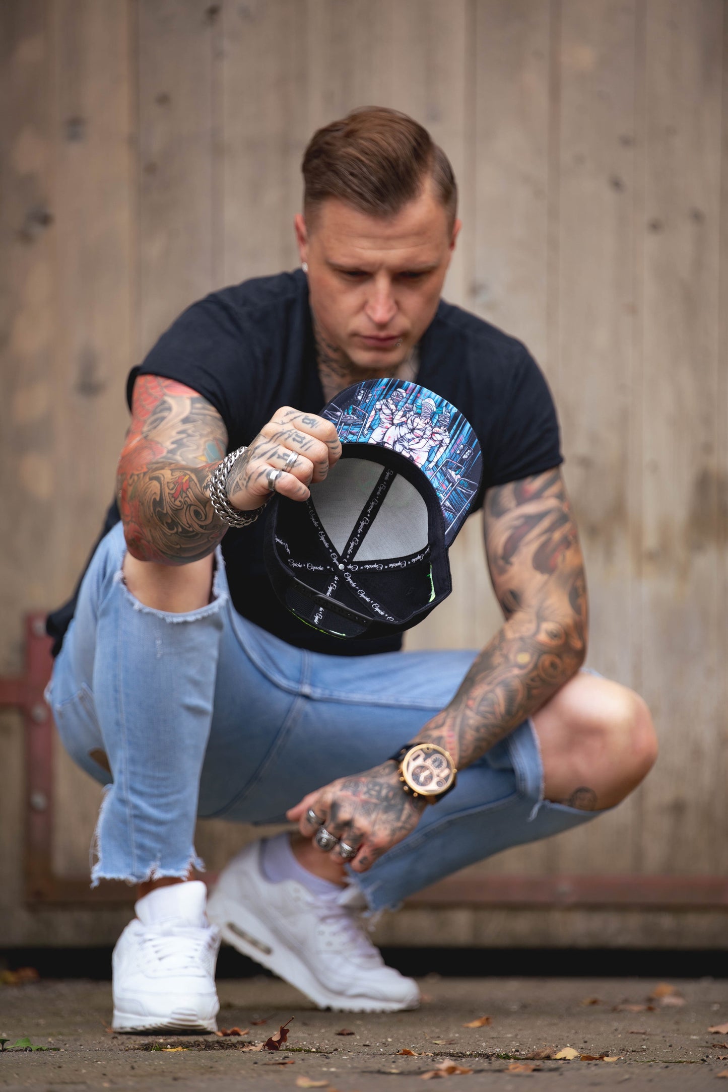 Cursed Nurse Snapback - Black