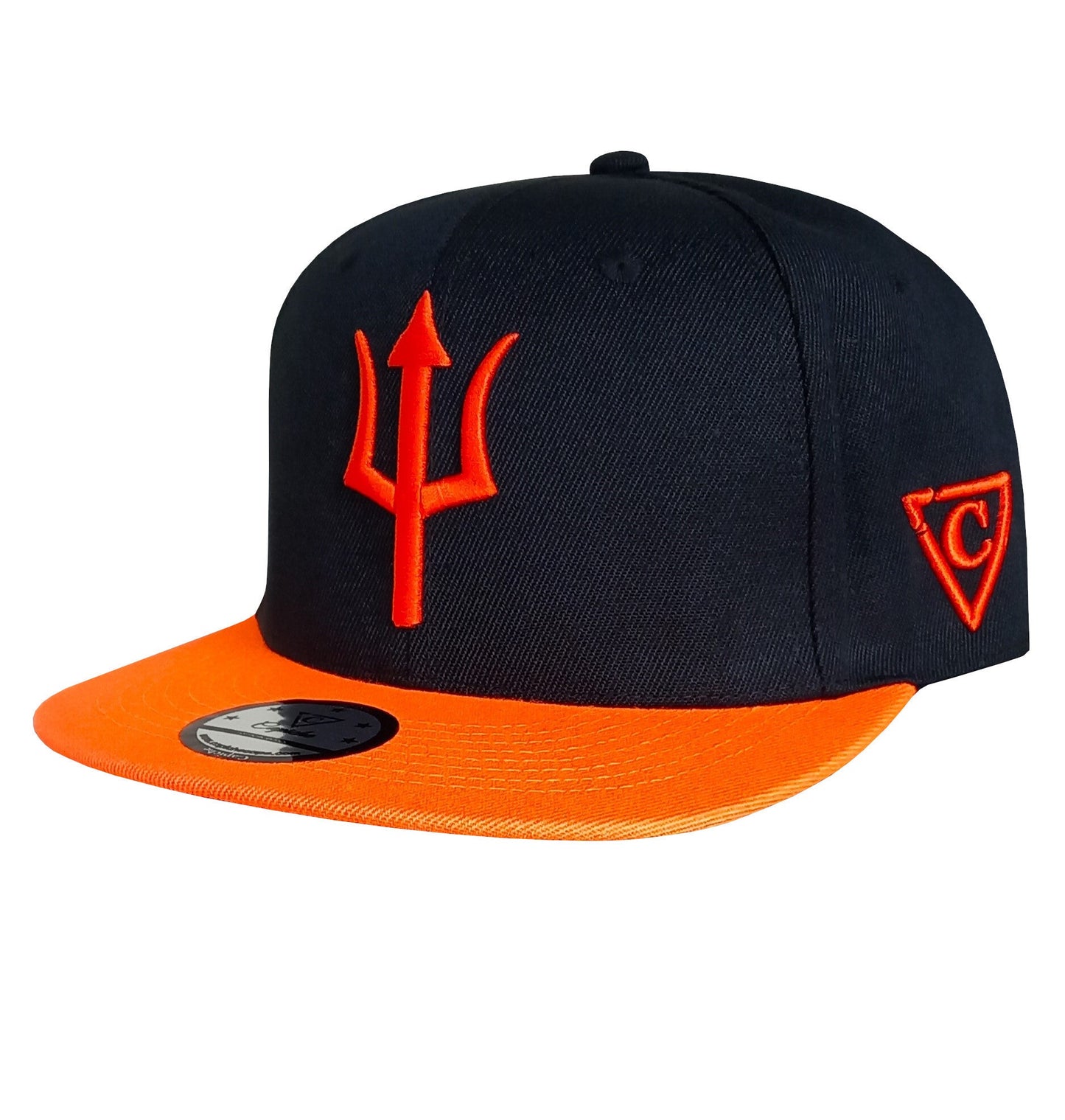 Aethon Snapback - Black/Orange