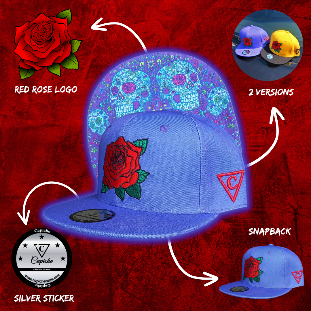 Day Of The Dead 1 Snapback - Purple