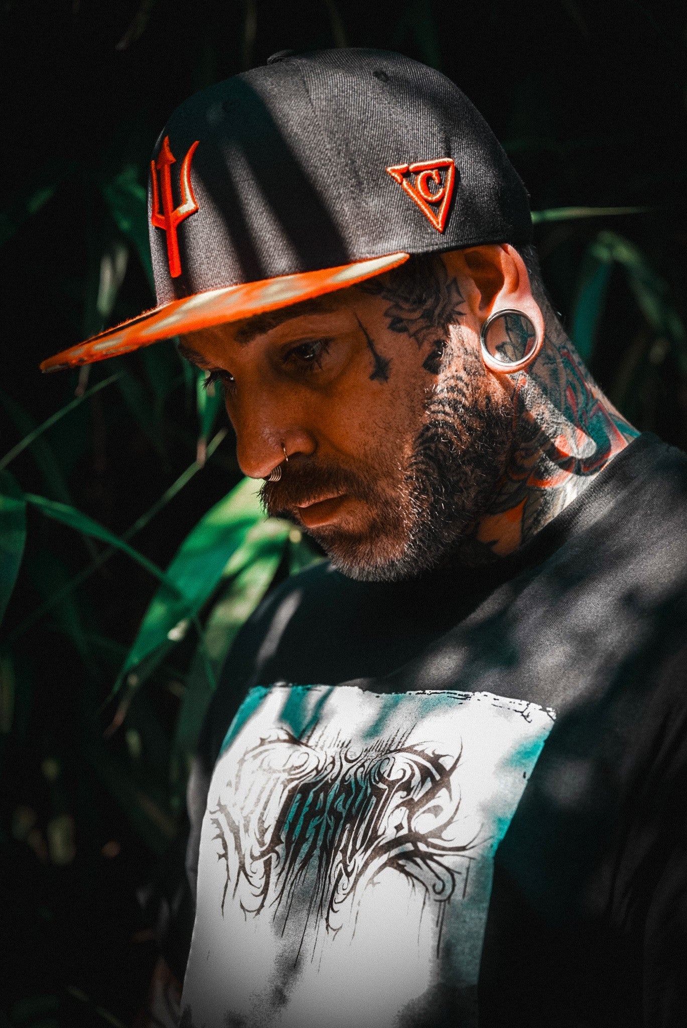 Aethon Snapback - Black/Orange