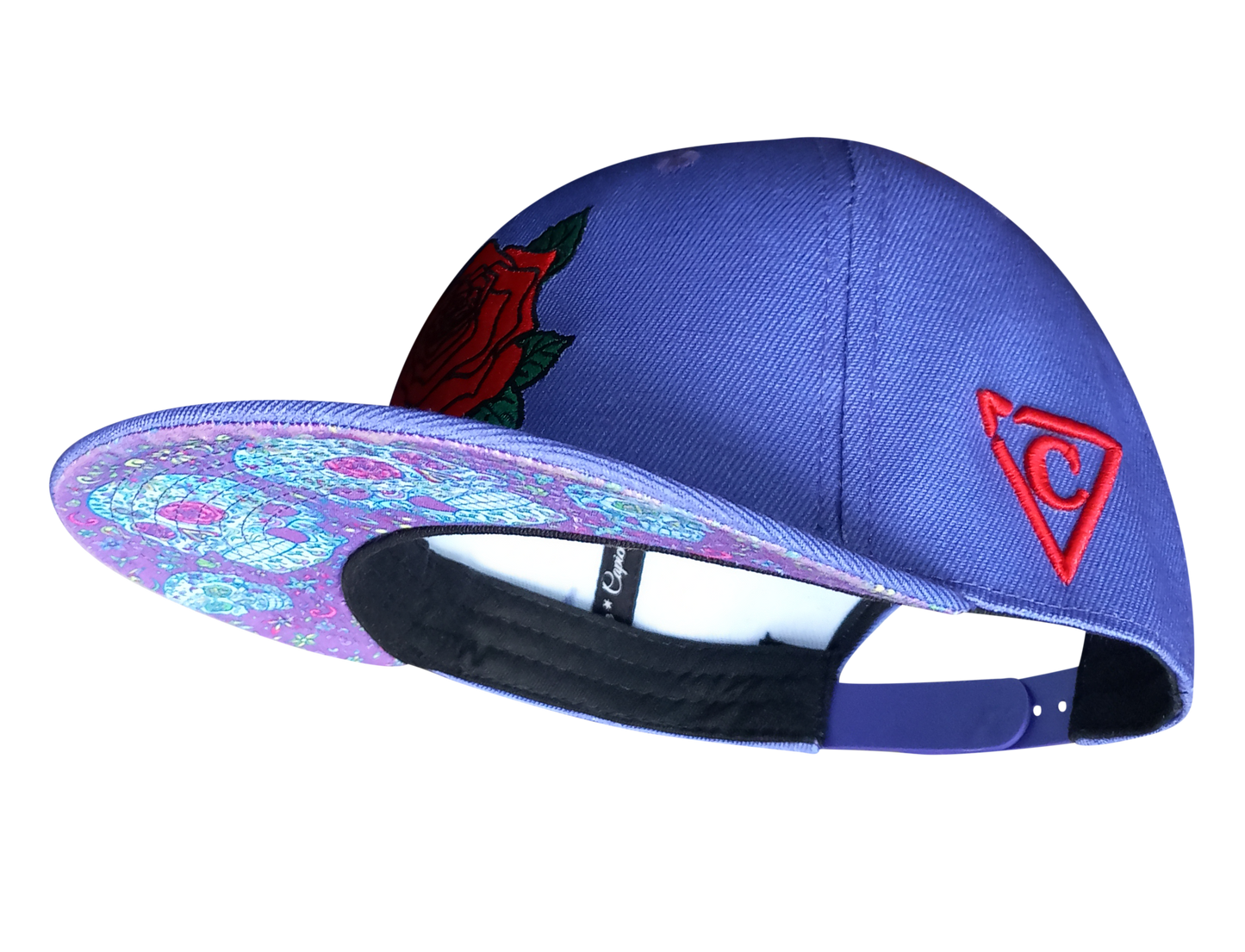 Day Of The Dead 1 Snapback - Purple
