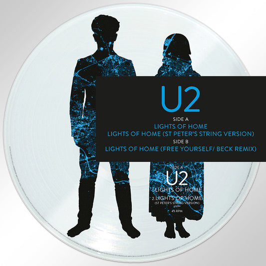 U2 Lights from home. 12" Picture disc
